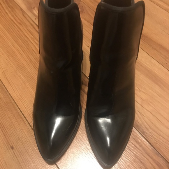 Zara Patent Leather Ankle Boots - Picture 6 of 6